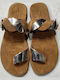 Leather Women's Sandals Gold