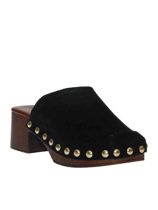 Primadonna Wildleder-Pantoletten mit Niedrigem ...
