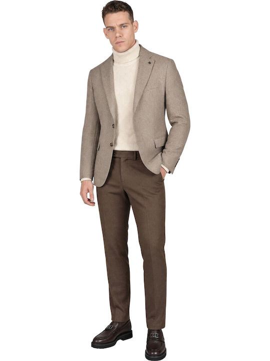 Men’s Beige Suit Jacket