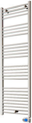 Tonon Chromed Crono Digital Electric Towel Rail 500W 168x50cm White