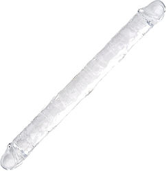 Loving Joy Διπλό Dildo Διάφανο Loving Joy Διπλό Dildo Διάφανο