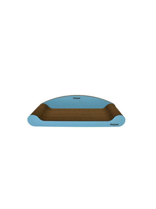 Rotipet Katzenkratzbrett Blau 60x21x14 cm