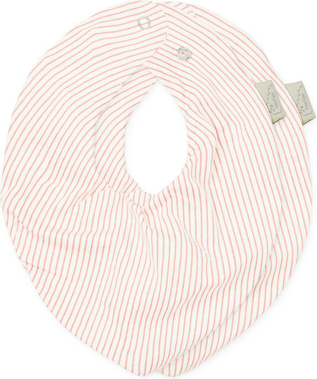 Cam Cam Bandana-Lätzchen 2 Stück Classic Stripes Rose