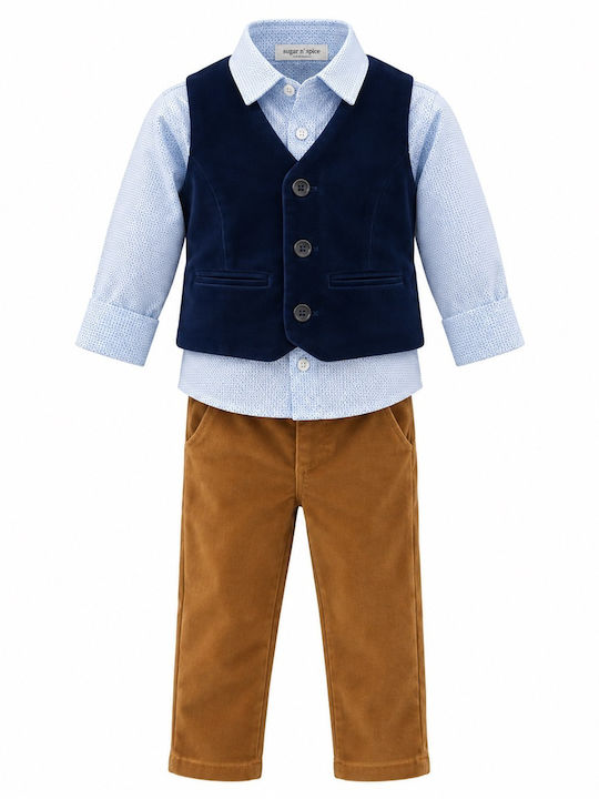Sugar N Spice Baptism Suit for Boys Multicolour