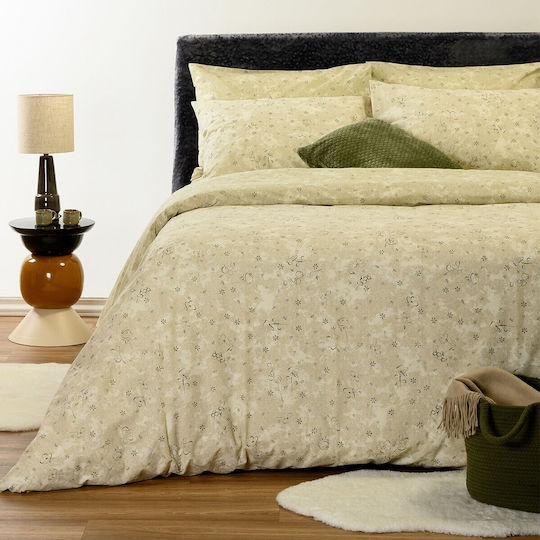 Melinen Double Quilt Set with Hollowfiber Filling 240x260cm 144 350 GSM