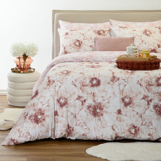 Melinen Double Comforter Set with Hollowfiber Filling 240x260 cm 144 350 GSM