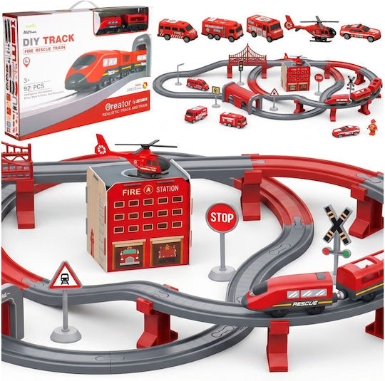 Fire Truck Track for Ages 1.5+