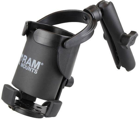 Държач за напитки Ram Mounts Ram Level Cup Xl 32 Oz с двойно рамо със сферични накрайници
