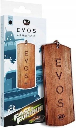 K2 Ξύλινο Αρωματικό Κρεμαστό Αυτοκινήτου Evos Nitro Ice Fast&furious Ff022