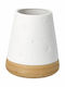 Raeder Christmas Wooden Candlestick White Poetry Little Stars 8.7x7.3 cm