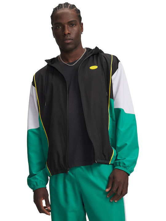 Under Armour Winddichte Jacke Schwarz