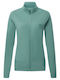 Fleece Women's Zip-Up Jacket Green