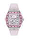 Women's Watch 44mm Automatic with Pink Leather Strap