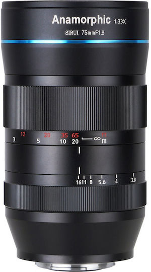 Φωτογραφικός Φακός F1.8 Anamorphic APS -C Lens 1,33x Σταθερός για Canon RF Mount Μαύρος