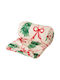 K-m Tree Κουβέρτα Fleece Καναπέ 130x160εκ. Εκρού