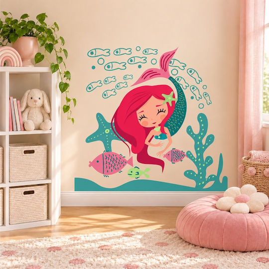 Caravelshop Autocolant Decorativ de Perete pentru Copii 70x70cm