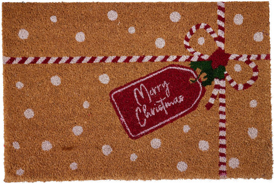 Coconut Coir Doormat K-m Merry Beige 40x60cm