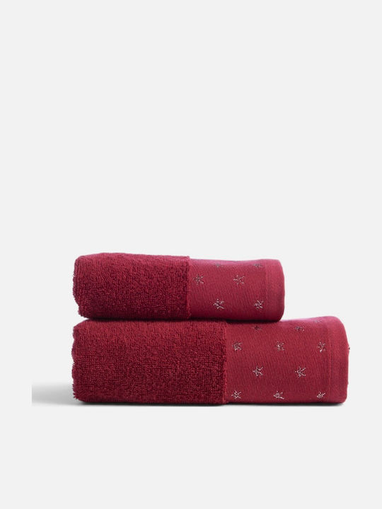 Nef-Nef Homeware Gesichtshandtuch Celebrate Rot...
