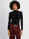 Women's Long Sleeve Top Black