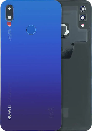 Back Cover Compatible Huawei P Smart Plus 2018 Genuine Oem Purple