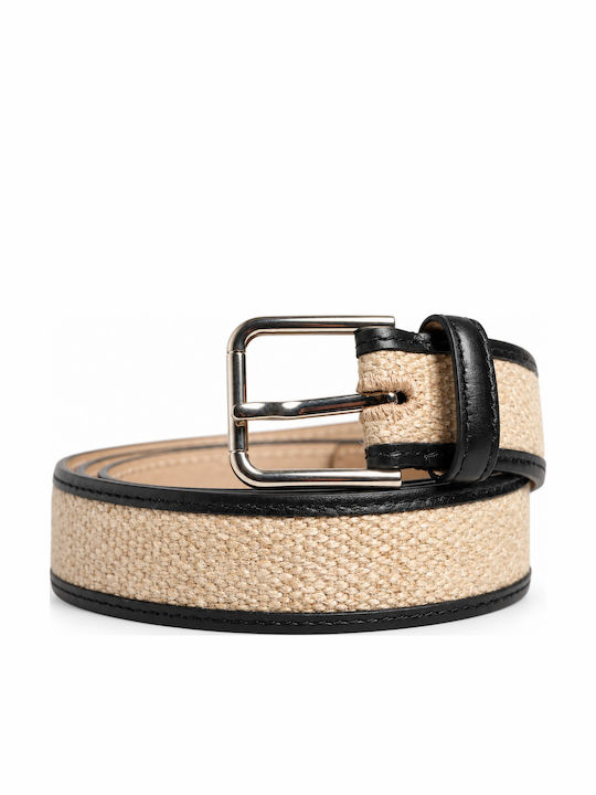 Dolce & Gabbana Curea Bărbătească din Piele Bej