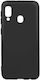 Lemontti Silky Black Silicone Case Samsung Galaxy A20e