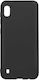 Lemontti Silky Силиконов Калъф за Samsung Galaxy A10 Черен
