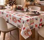 Linea Home Коледна Покривка за Маса Сърца 150x1...