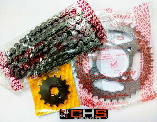 Set lanț și pinioane Crypton X 135 15-39 Aspira