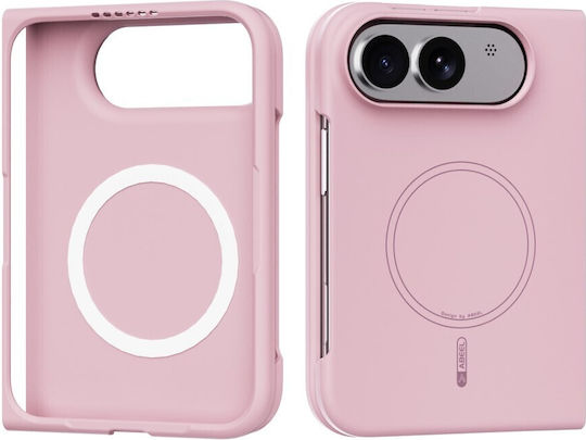 Abeel Back Cover Σιλικόνης Ροζ (iPhone Duo)