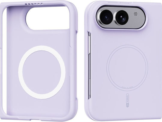 Abeel Back Cover Σιλικόνης Μωβ (iPhone Duo)