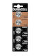 Duracell WS Xtreme Power Lithium Uhrenbatterien CR2025 3V 5 Stück