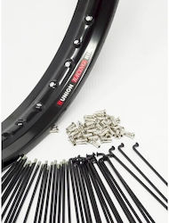 Спици Union 183mm 10g Черни Предни Crypton R-f1zr-crypton X135 Предни