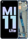 Oled Assembly Frame Xiaomi Mi 11 Lite Genuine Blue