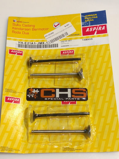 Supapă de admisie și evacuare Crypton X135 Set 2+2 Aspira Yh-e21a1-jmx-1700