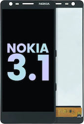 Lcd Assembly Without Frame Nokia 3.1 Genuine Oem Black Lcd Assembly Without Frame Nokia 3.1 Genuine Oem Black
