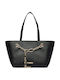 Black Leather Women's Tote Bag