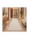 Homeone Soft Rectangular Shaggy Faux Fur Rug Broken White 80x100cm