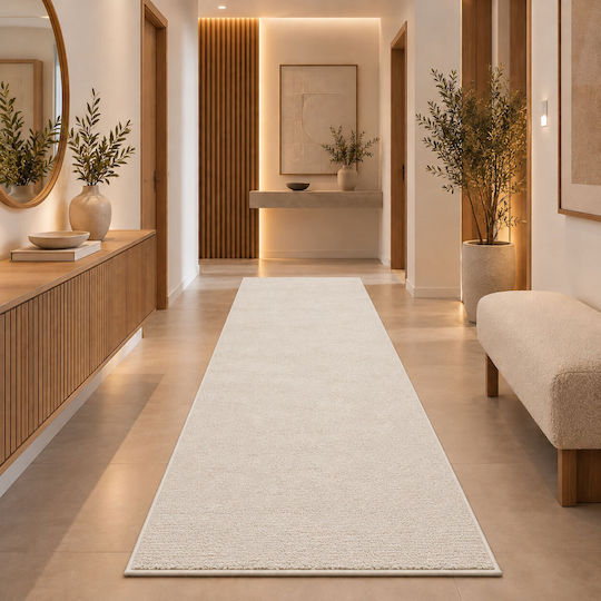 Homeone Soft Rectangular Shaggy Faux Fur Rug Broken White 80x100cm
