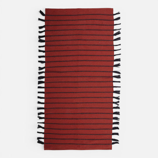 Nef-Nef Homeware Antilo Brick Covor Dreptunghiular de Vară cu Franjuri Brick 70x140cm