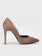 Suede Pointed-Toe Heels Purop