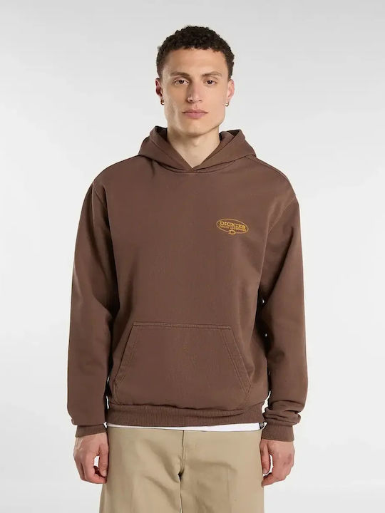 Φούτερ με Κουκούλα Chocolate Brown