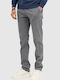 Men’s Stretch Chino Trousers Slim Fit Grey