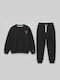 Set de Iarnă pentru Copii cu Pantaloni, 2 Piese, Negru