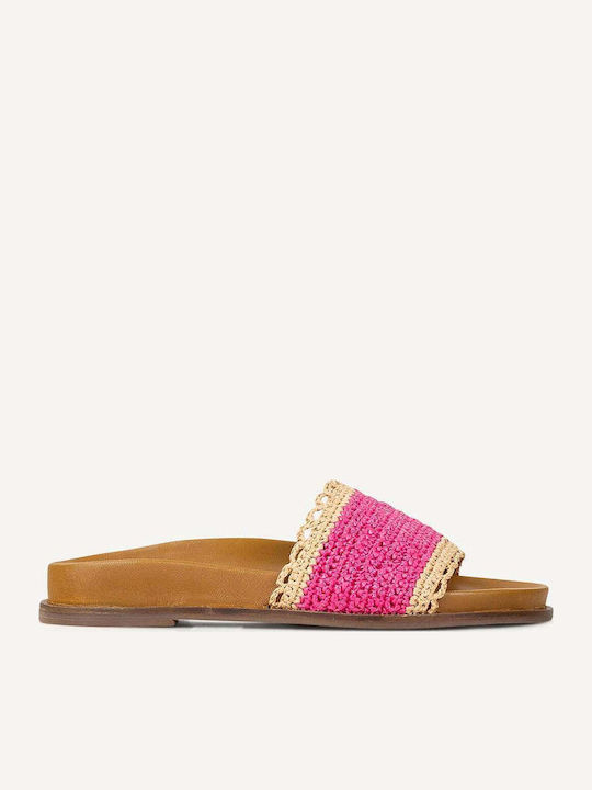 Inuovo Rosa Leder Sandalen für Damen