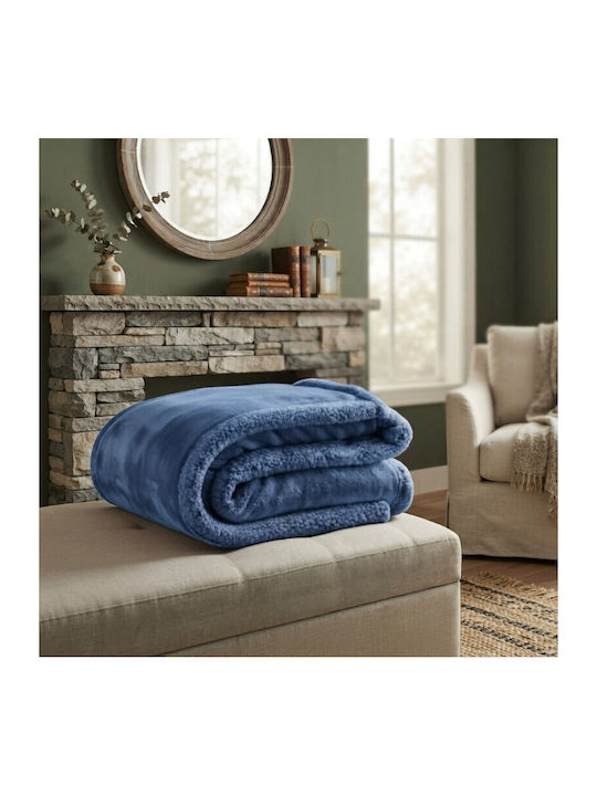 To megalo pazari Single Sherpa Blanket 150x200c...