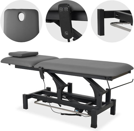Habys Fortis 2 Physiotherapieliege Grau 182x68 cm 2 Positionen