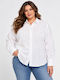 Μακρυμάνικο Γυναικείο Πουκάμισο Λευκό