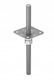 Domax Bază pentru Pergolă Galvanizată 33x10 cm