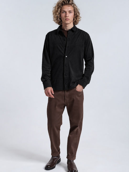 P/Coc Мъжки дънки Slim Fit в кафяв цвят